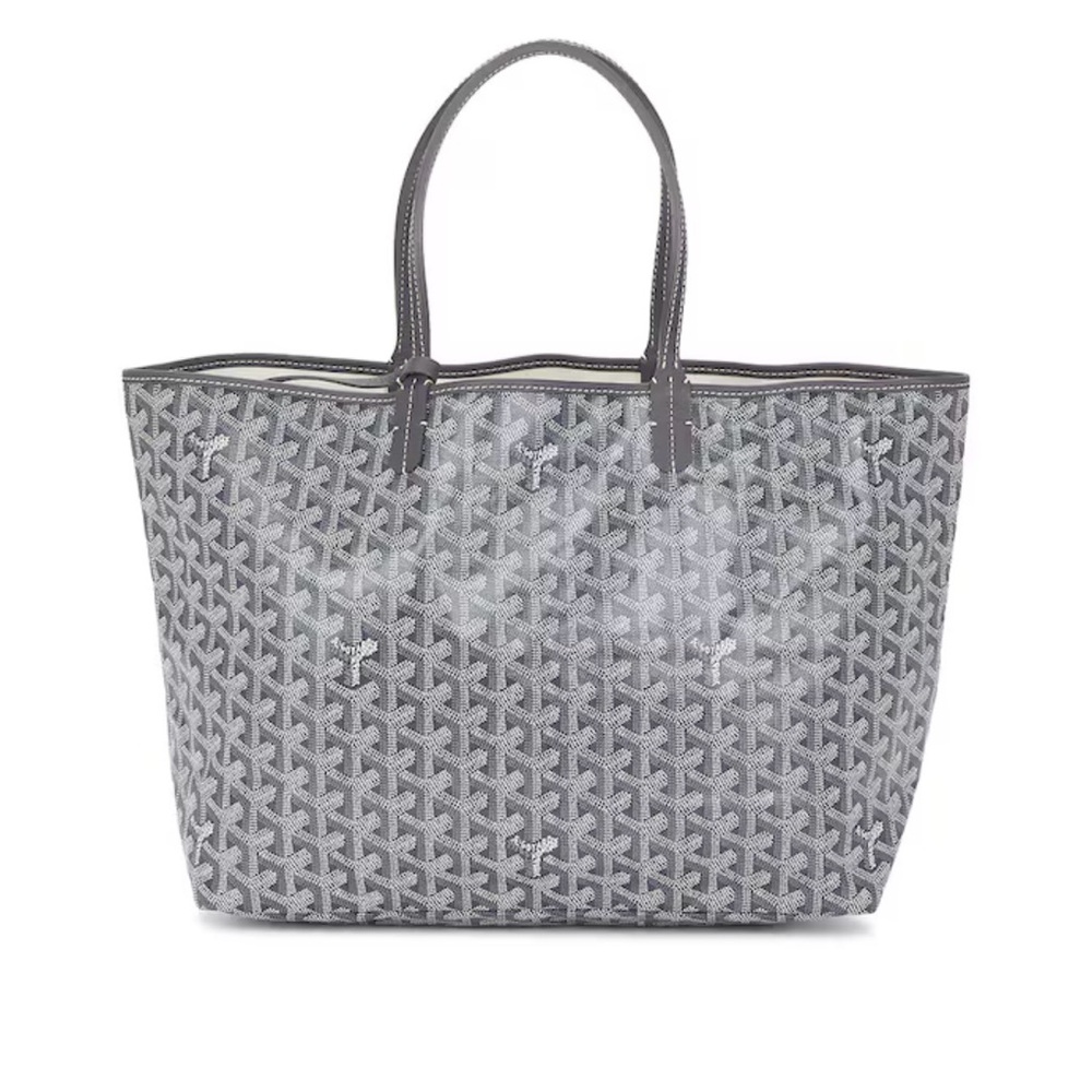 Goyard Black and Gray Canvas Coated Shoulder Bag